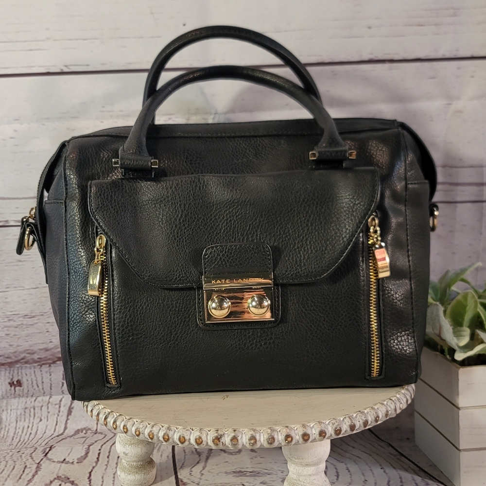 Kate Landry Black Satchel Bag